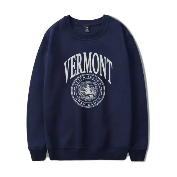 Stick Season Collegiate Crewneck Navy Blue